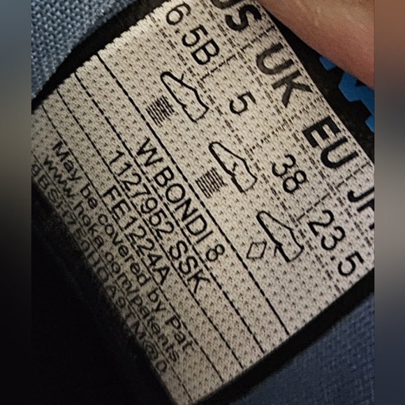 Womens Hoka Bondi 8 Size 6.5B - Picture 5 of 5